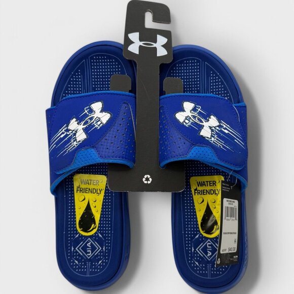 Under Armour Unisex Mercenary Slides 3027252-400  Multiple Sizes - Picture 4 of 9